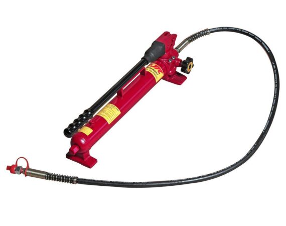 Насос гидравлический ручной 10 тонн двухскоростной, заправочная 600см3