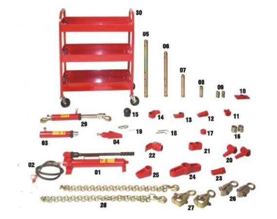 Набор для правки кузова, 10т.