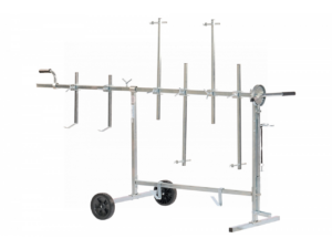 Стенд для окраски деталей, вращающийся