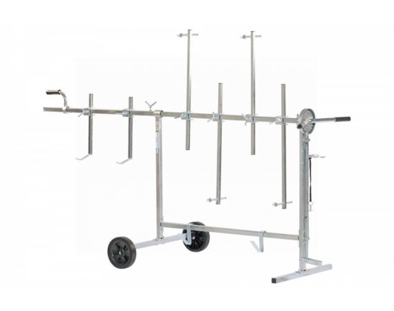 Стенд для окраски деталей, вращающийся