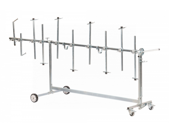 Стенд для окраски деталей, вращающийся, усиленный