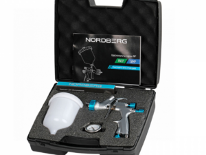 Краскопульт LVMP с верхним бачком, сопло 1,8 мм, пластиковый кейс